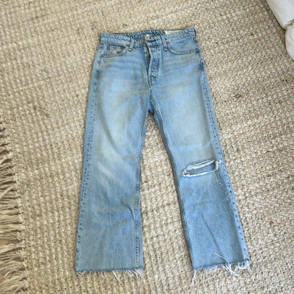 Rag & Bone Maya Cropped Flare Jeans